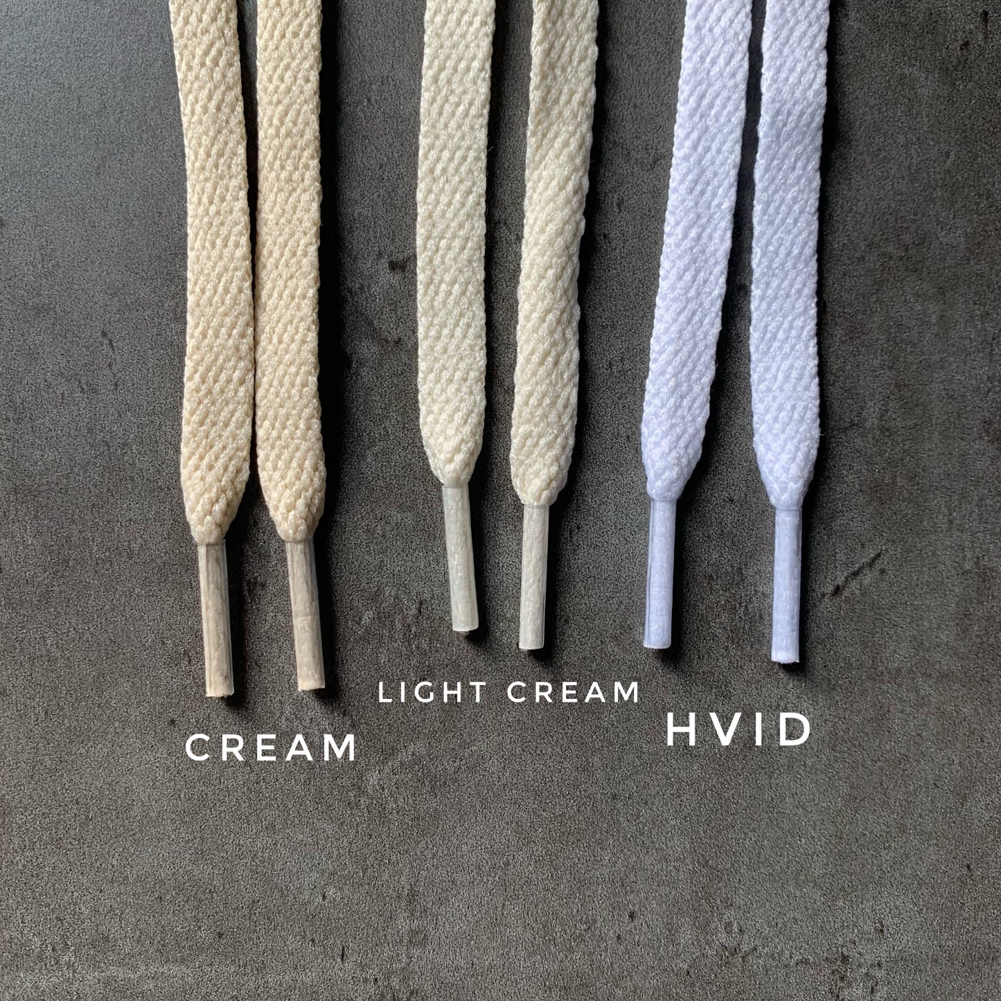 Snørebånd - Light Cream